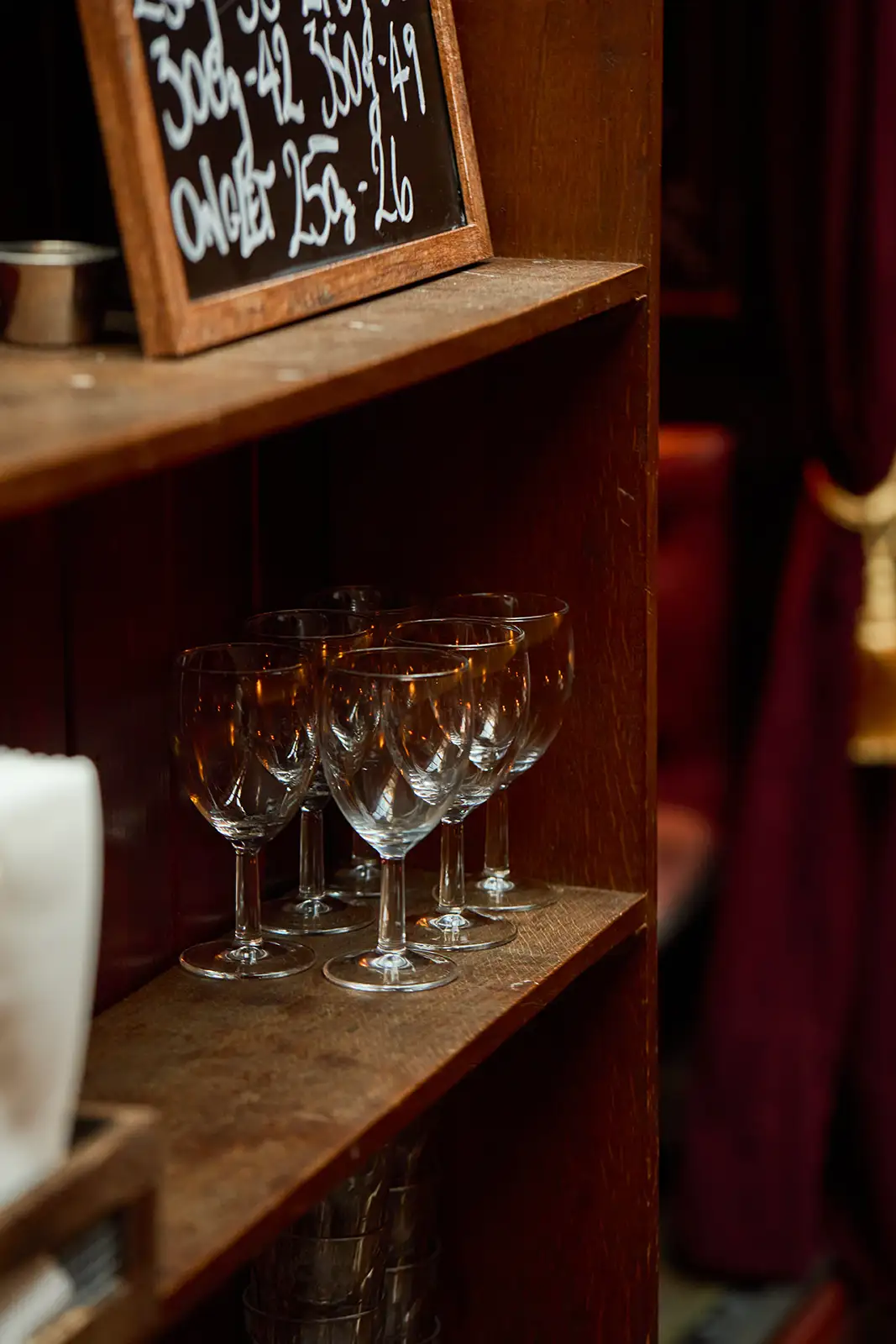 wine glasses