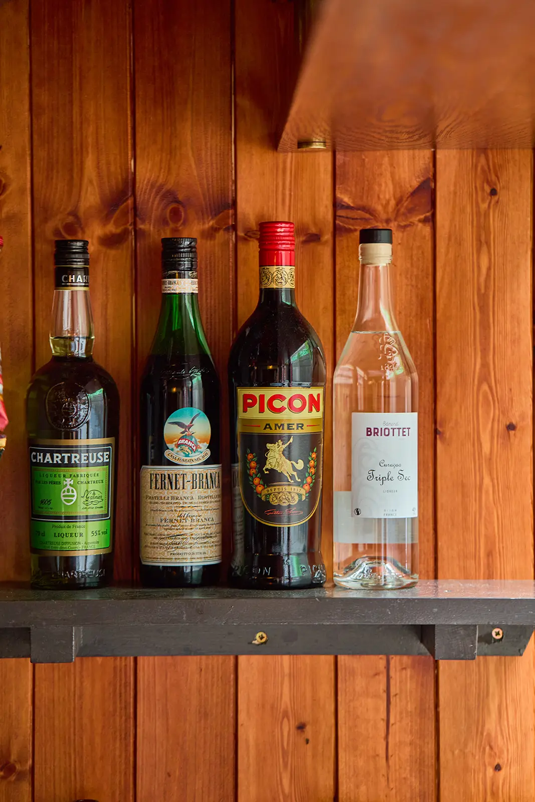 wines on shelf