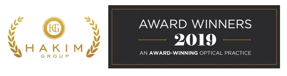 Hakim Group 2019 award winners logo for optical practice