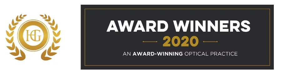 Award Winners 2020 logo for an optical practice