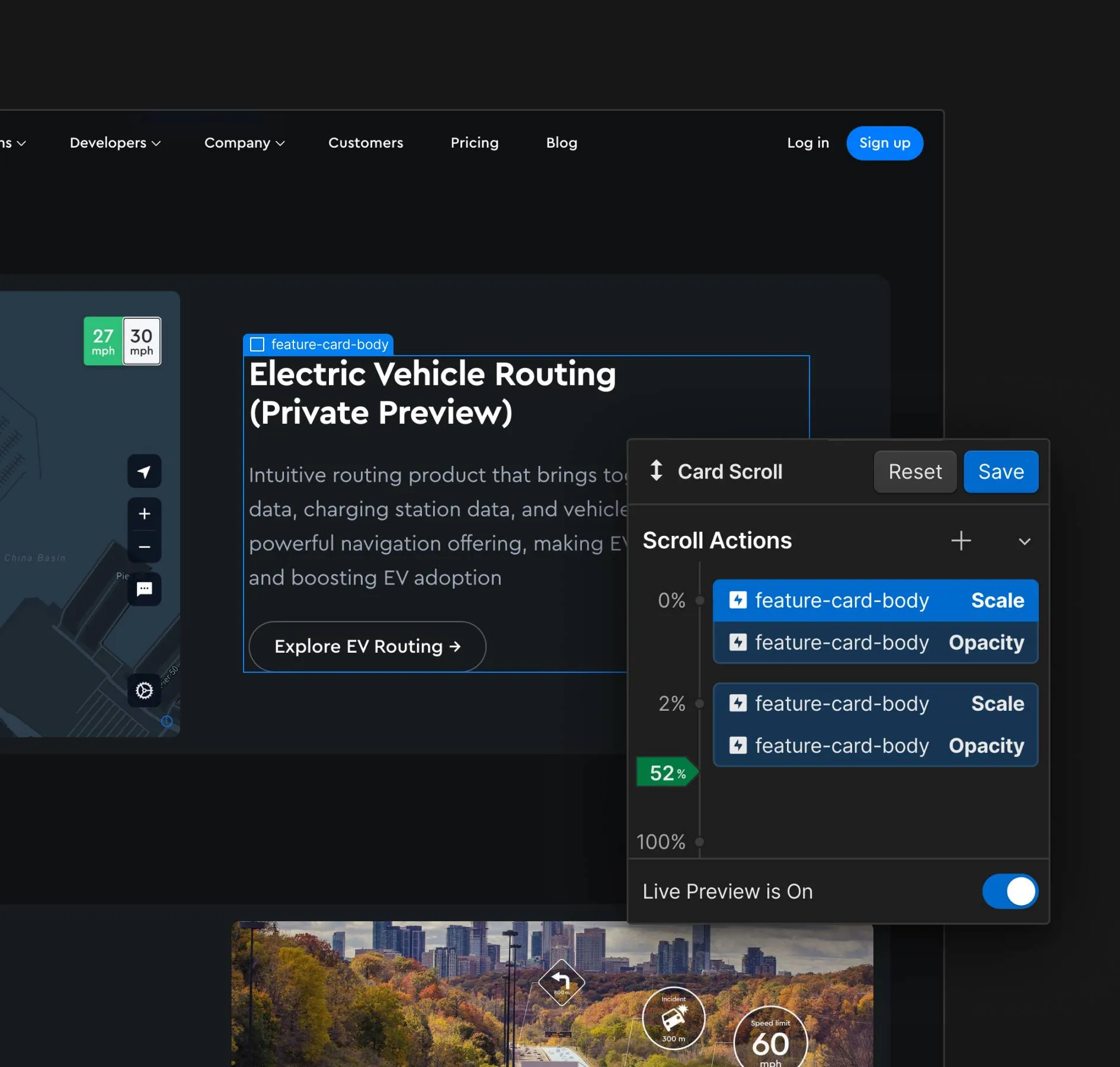 dashboard visual