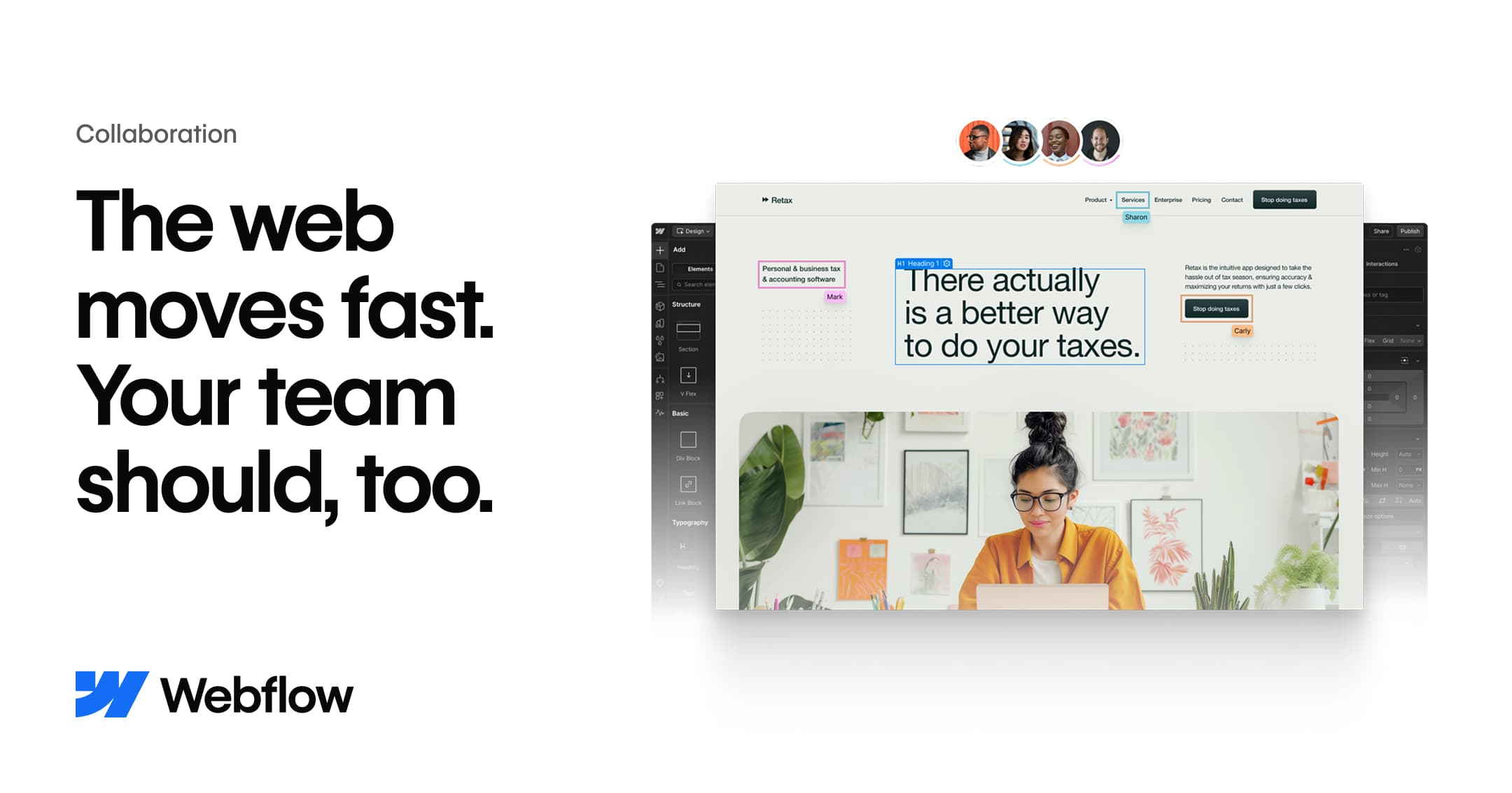 Webflow公式: Collaboration