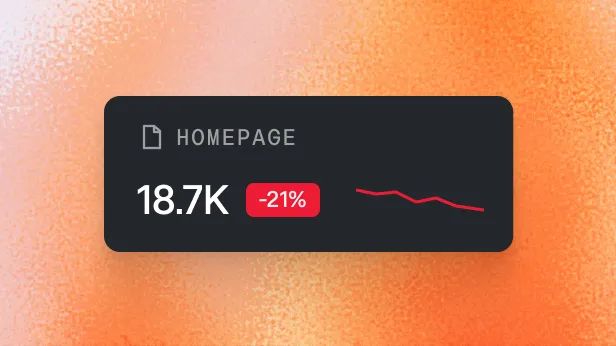Source user interface component showing an analytics graph.