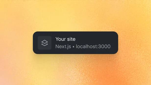 Source user interface component showing a Next.js file.