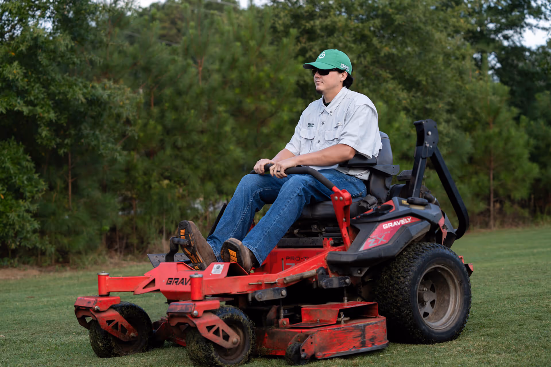 Landscape maintenance for branch properties.