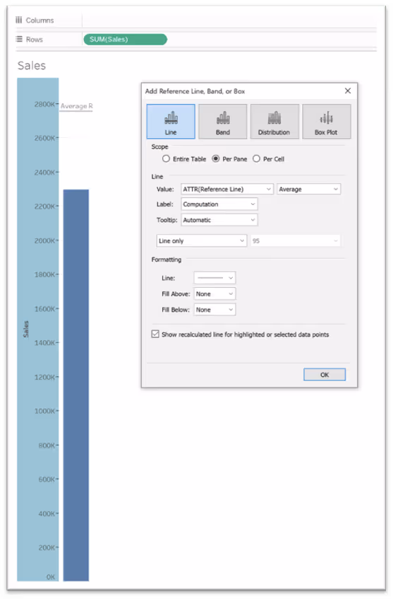 Step 9 Add the reference lines
