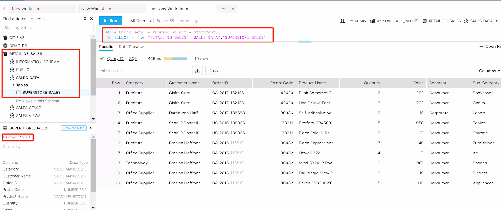 Final Snowflake result