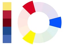 Triadic color palette for dashboards