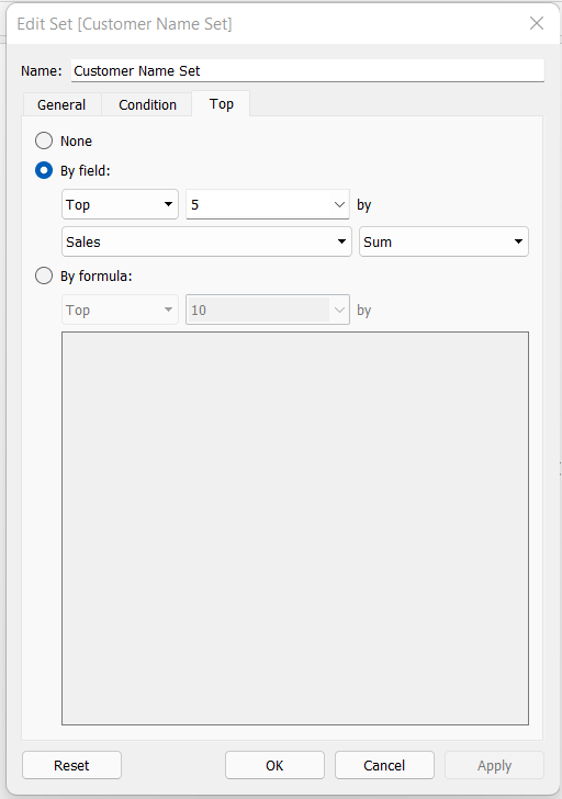 build a set to filter