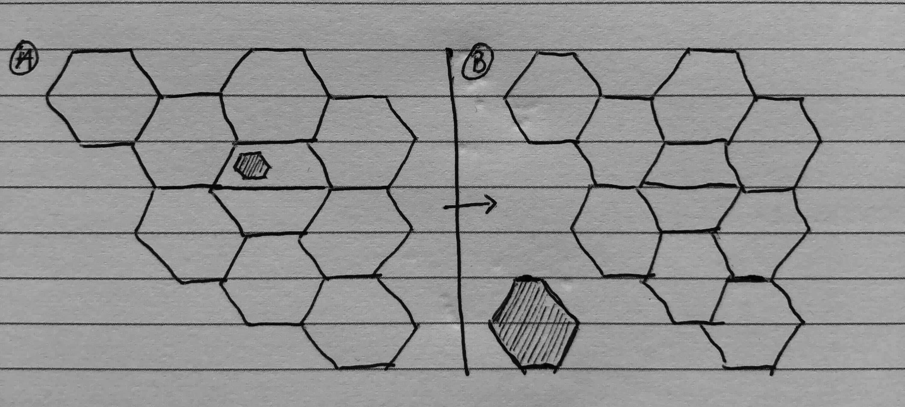 Hex map sketch for tableau