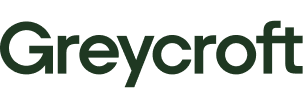 A black and green logo with the word greycote.