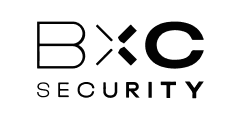 A black background with the words ox security.