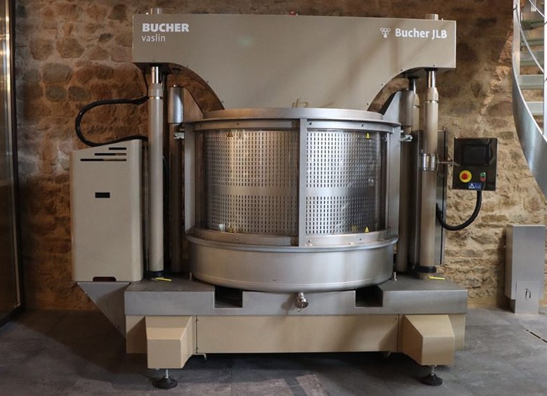 Pressoir vertical acier peint & inox_Beige
