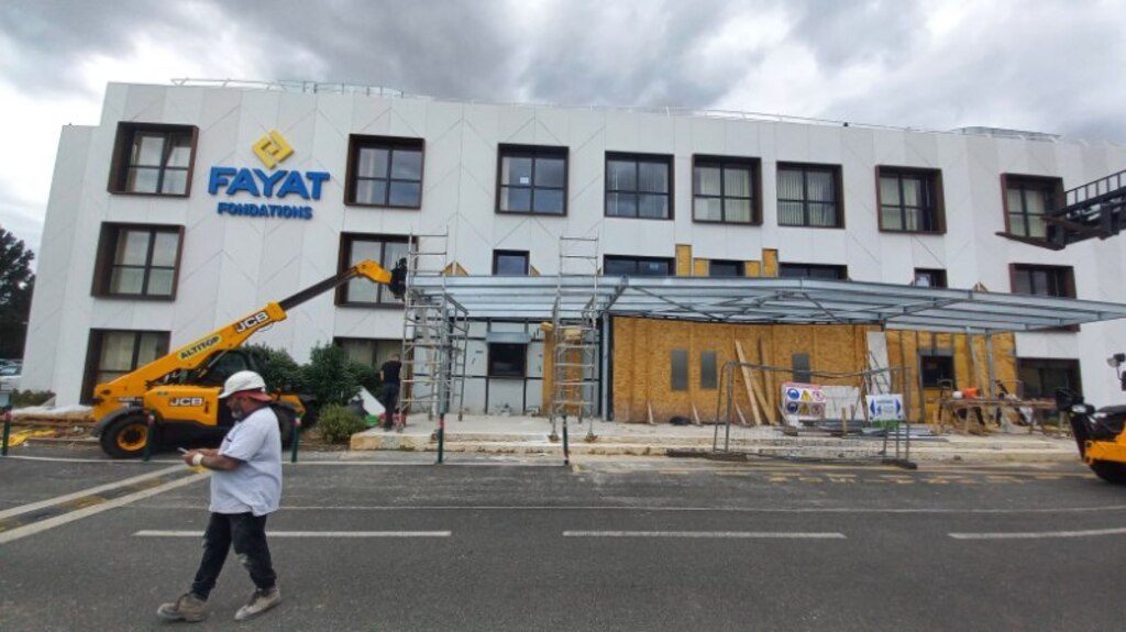 Siège FAYAT (91) études, fabrication et pose