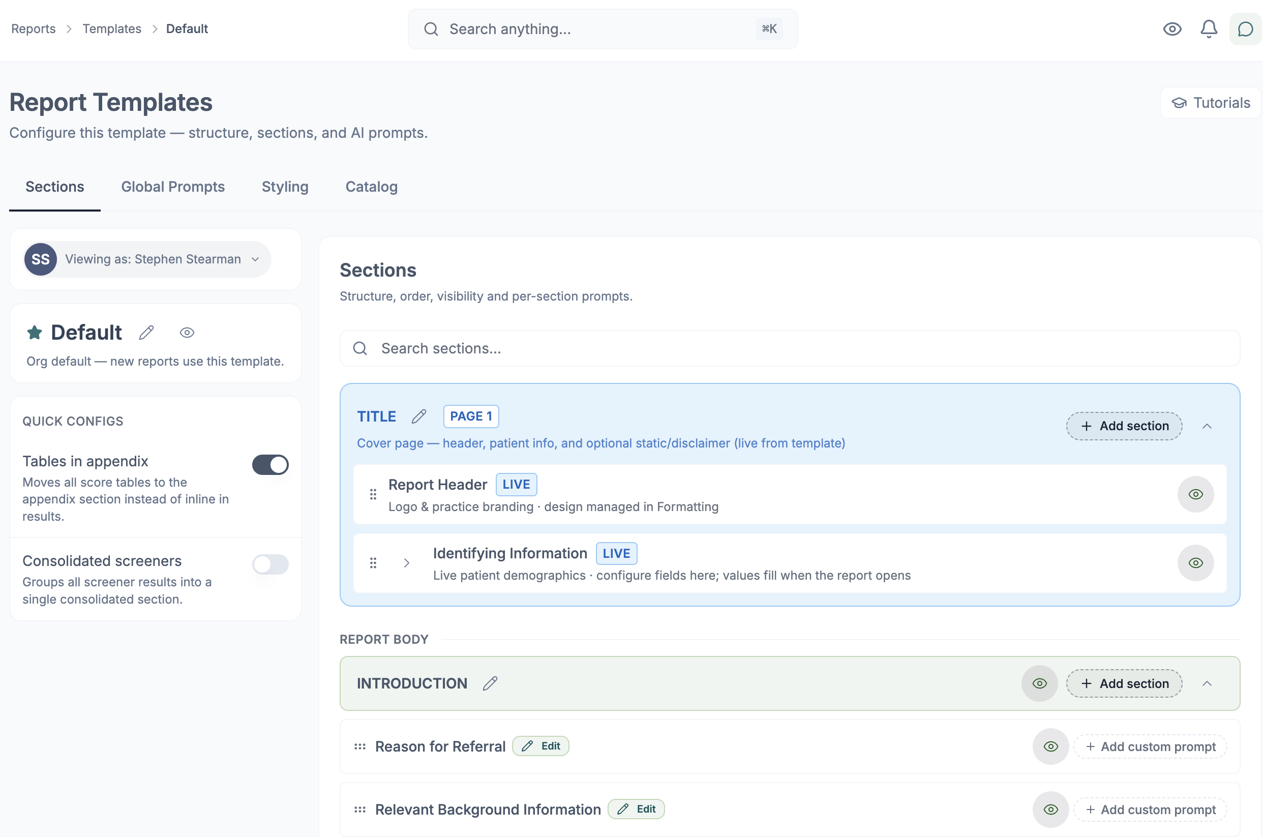 Psychological Report Writing Software | Psynth
