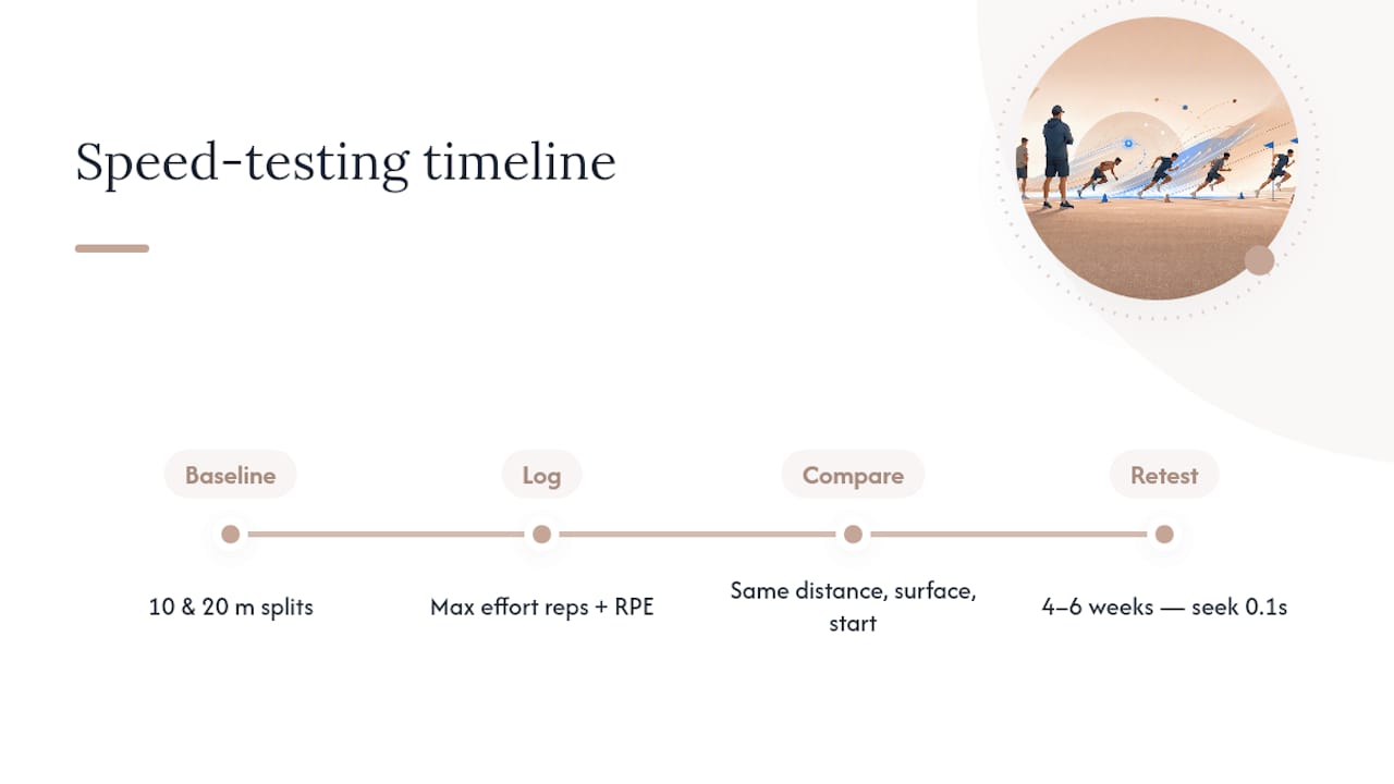 Four-stage speed improvement testing timeline