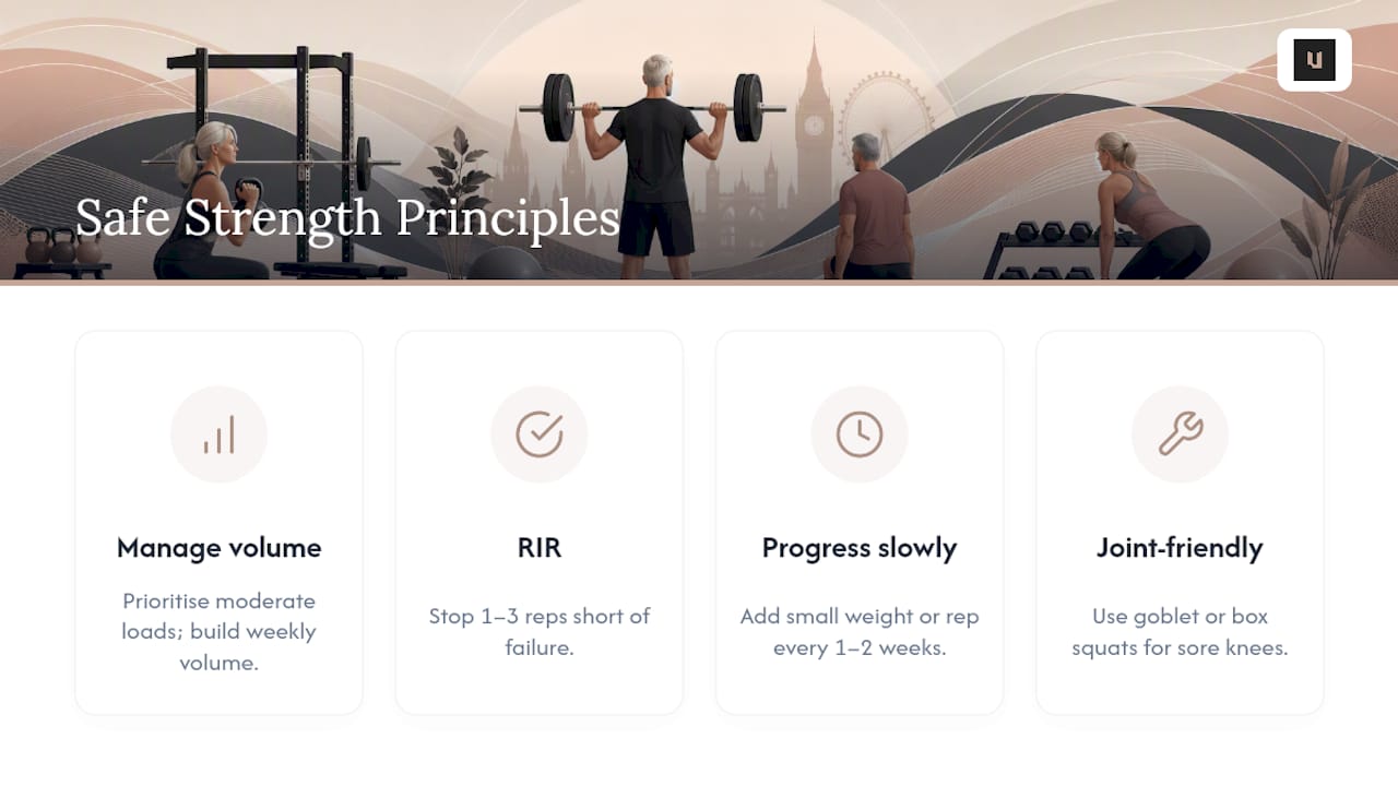 Four principles for safe strength training