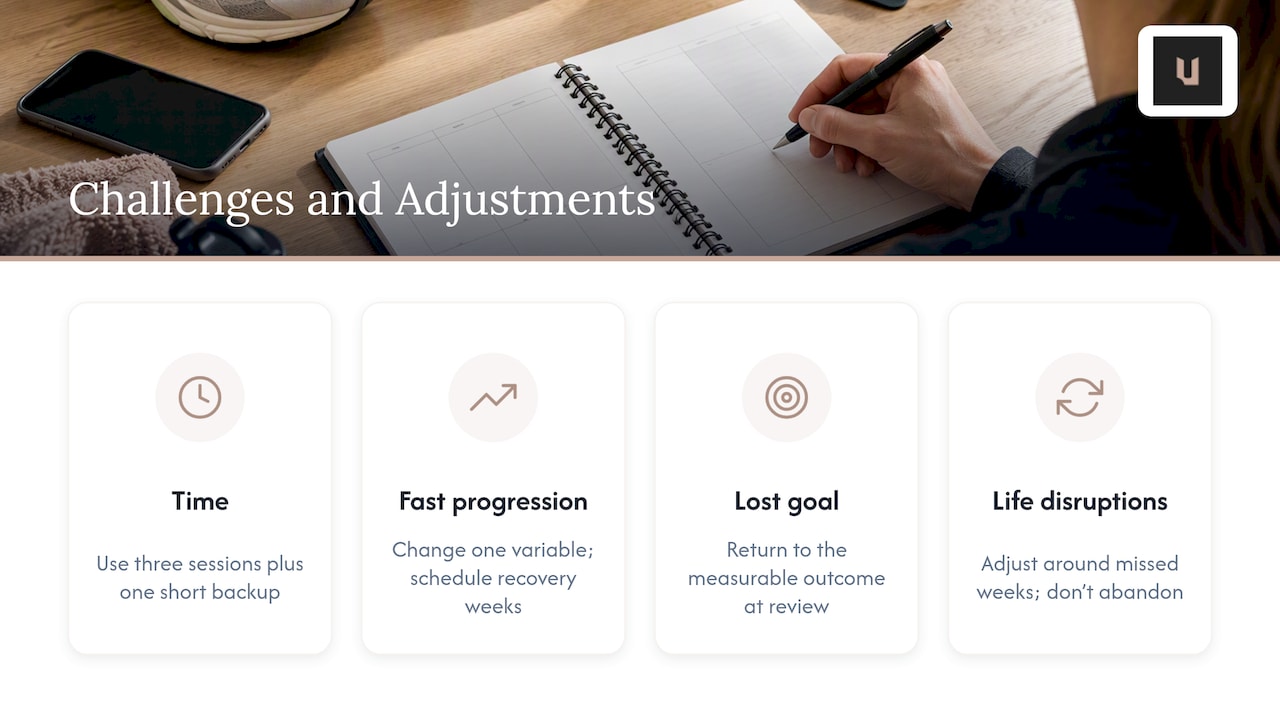 Four training challenges and practical adjustments