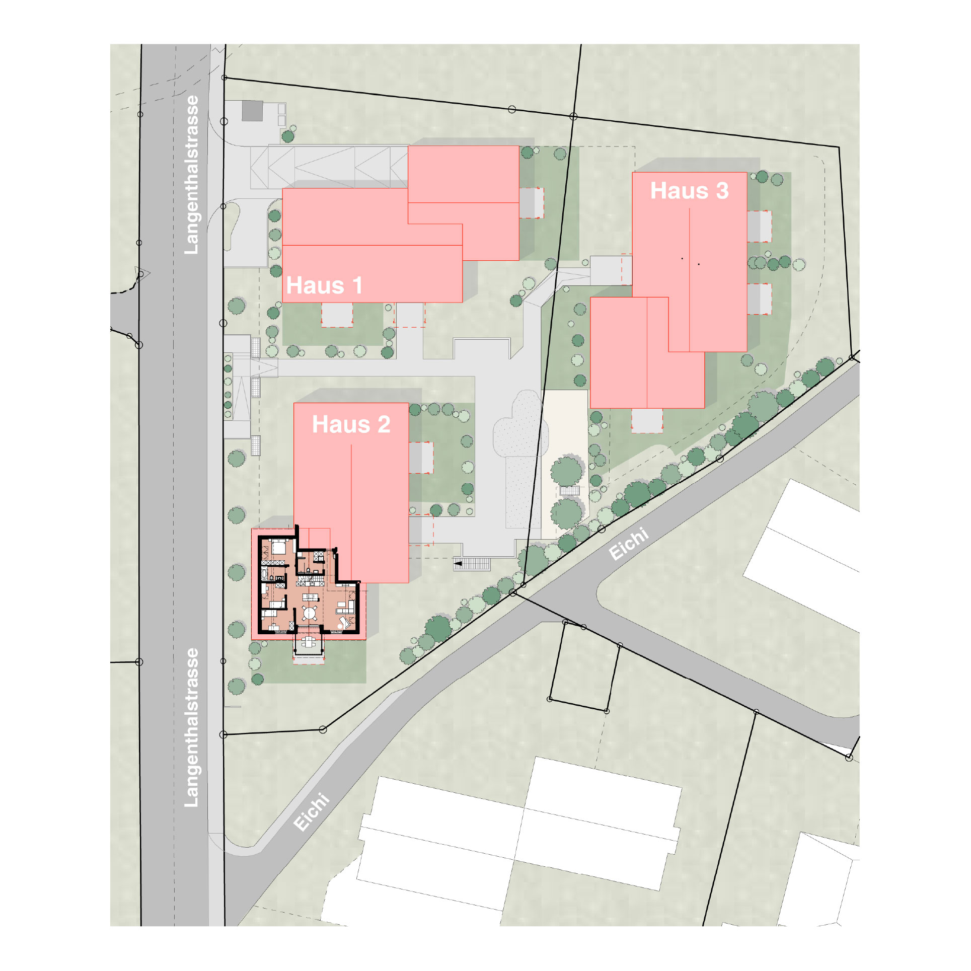 Wohnung 2.21 Situation