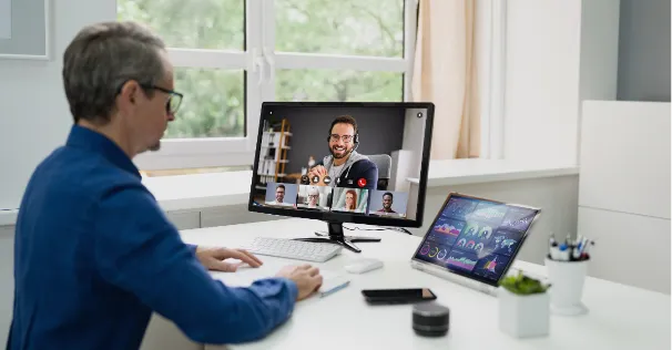 Travail en visioconférence