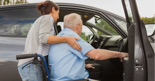 aidant familial et personne âgée