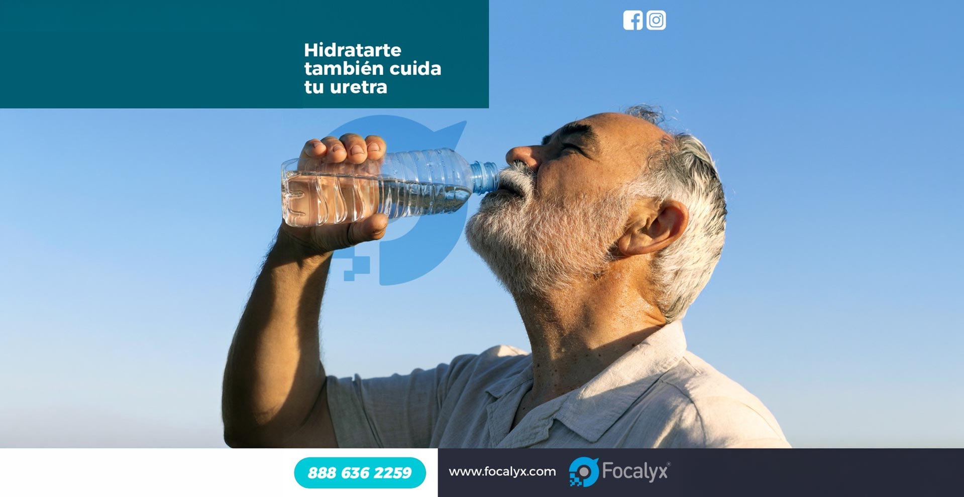 Hidratarte también cuida tu uretra