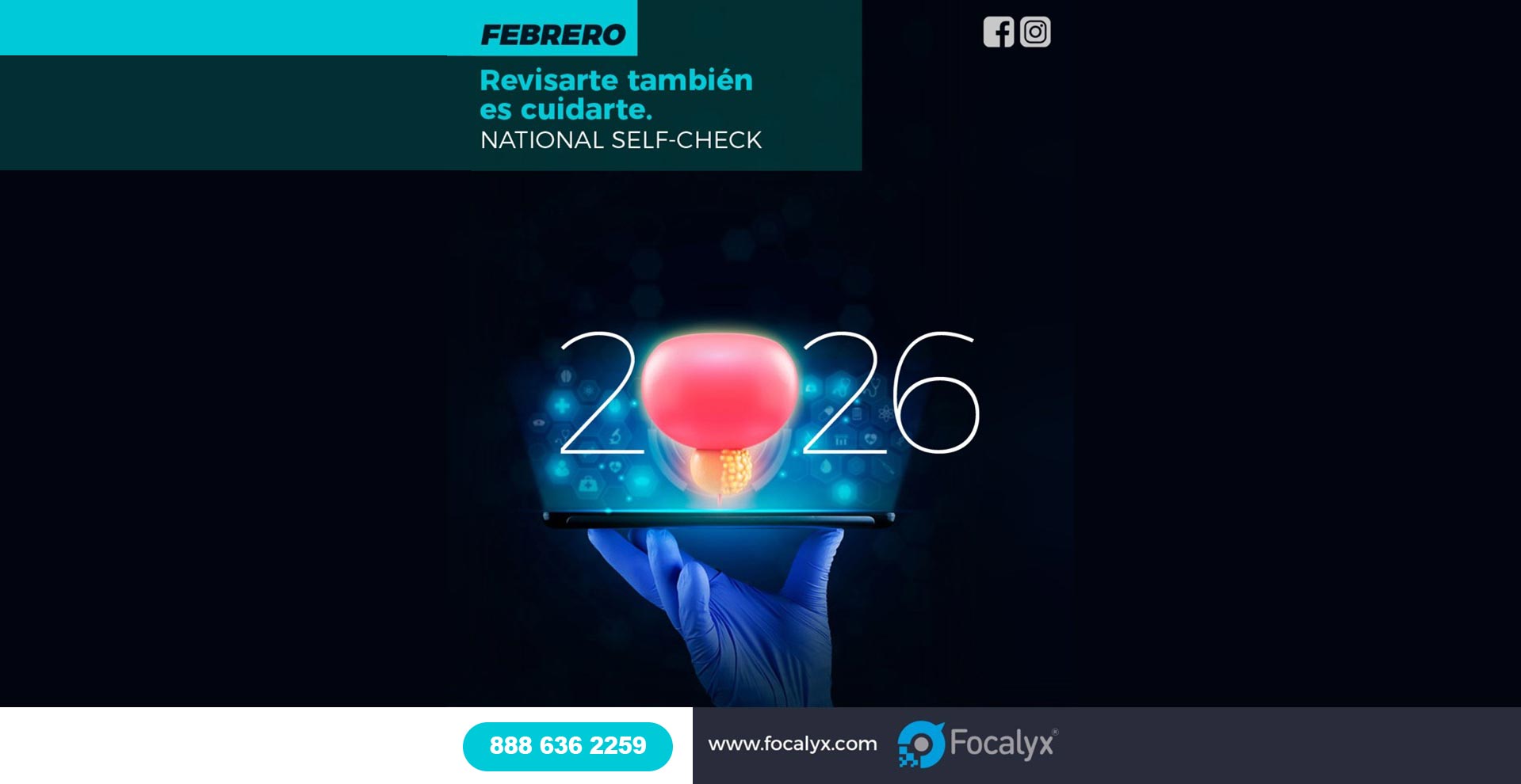 Febrero:  Revisarte también es cuidarte. Mes Nacional de la revisión médica