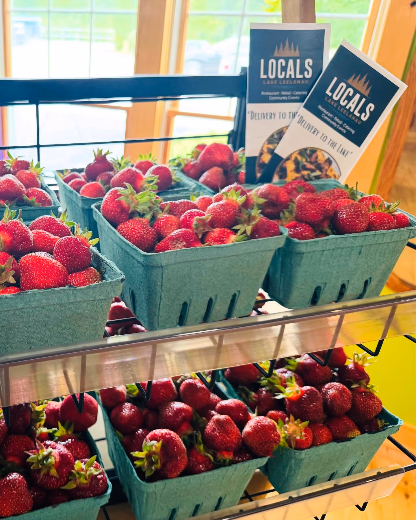 fresh strawberries on sale