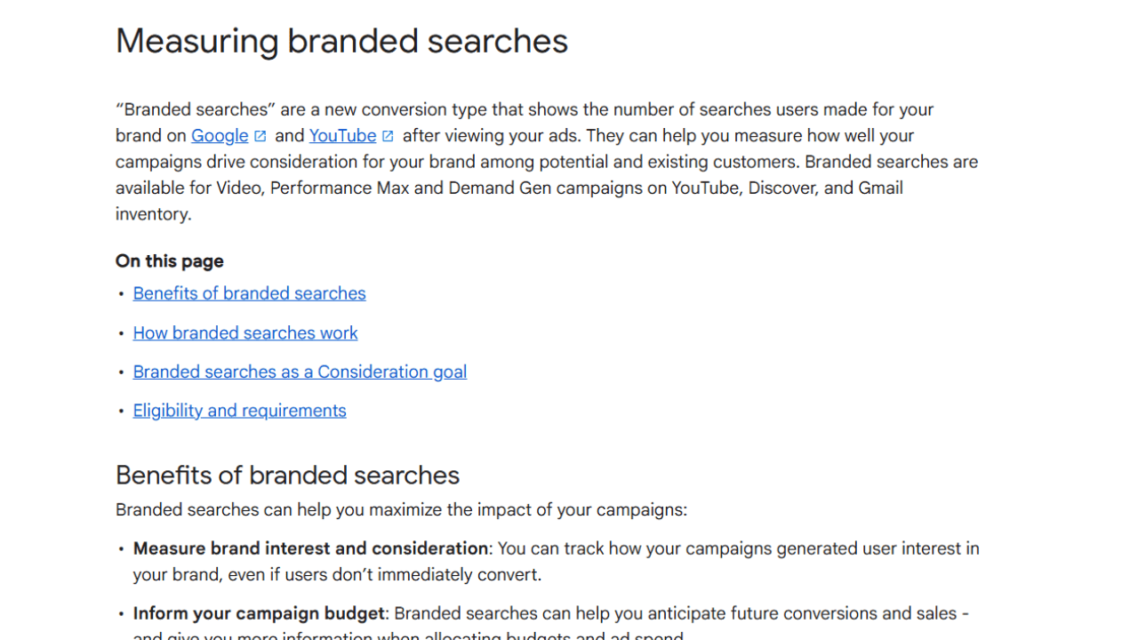 Brand Searches Google Ads
