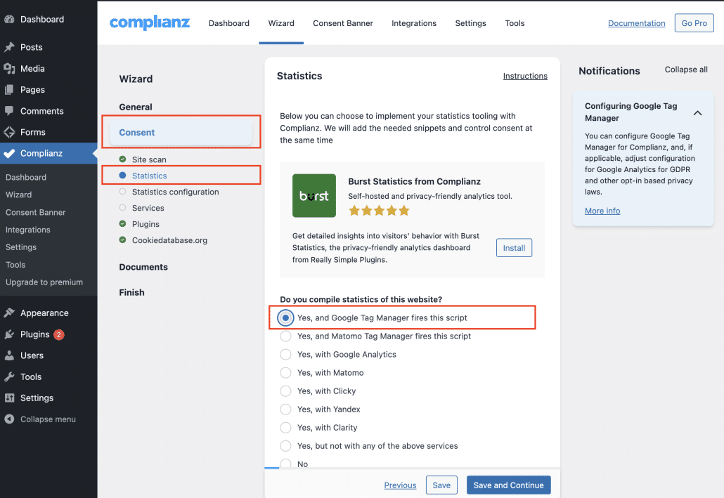 Diagram of Google Consent Mode v2 from banner to tags and modeling