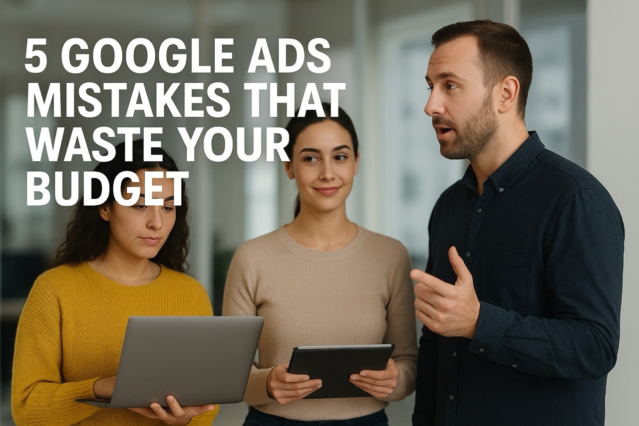 5 Google Ads mistakes that waste your budget