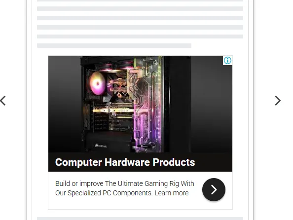 PMax asset group images for components and builds