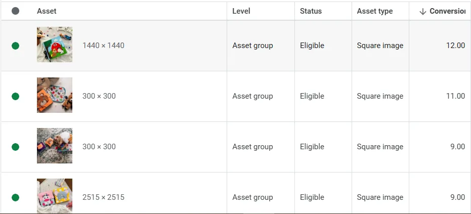 Sample product creative variant with clear focus on the themed book-toy