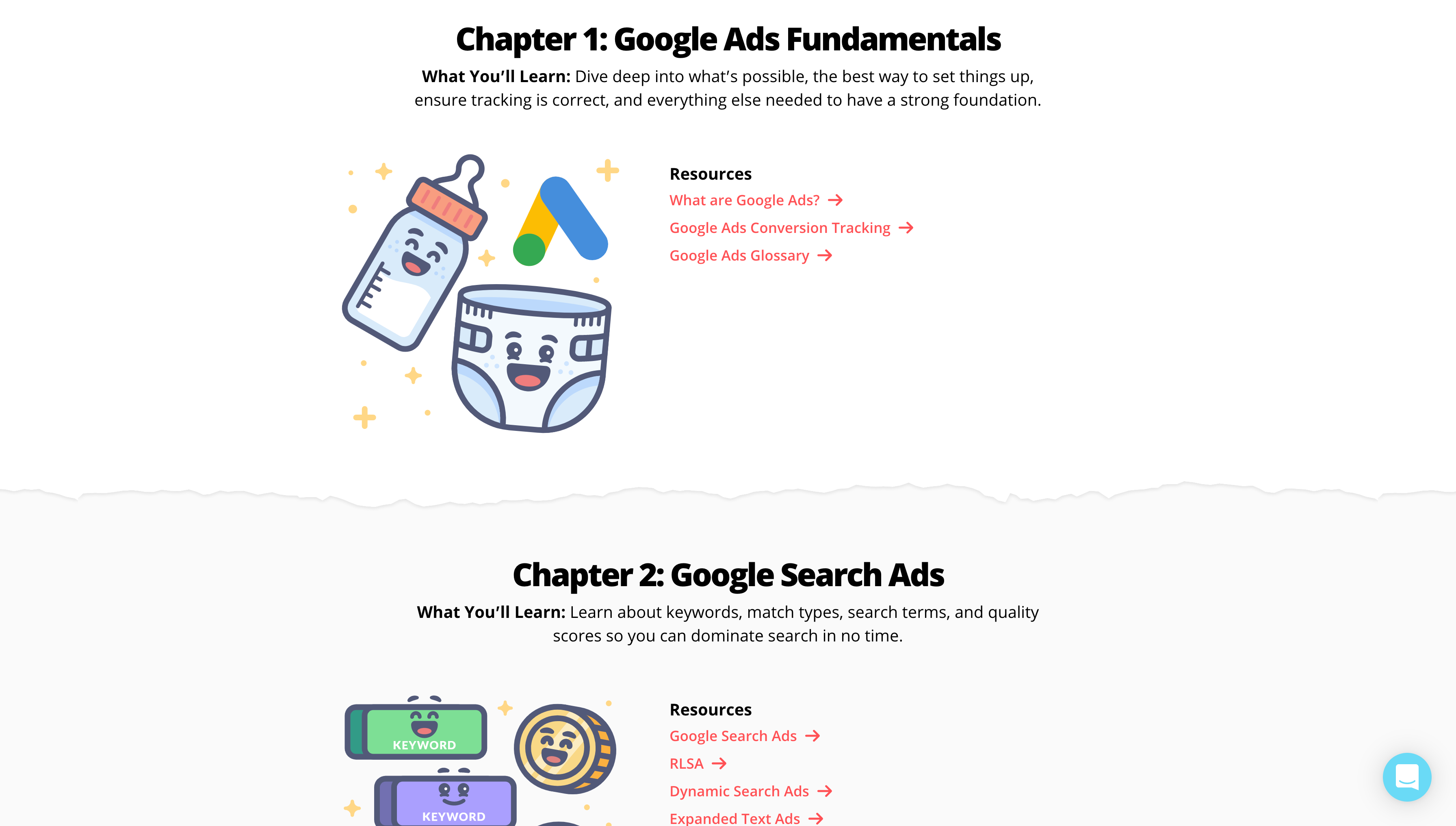 Example of a hub-and-spoke content structure