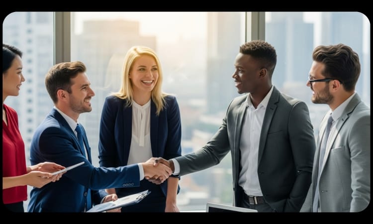 Employee onboarding session