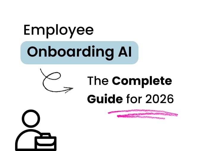 AI-driven employee onboarding concept