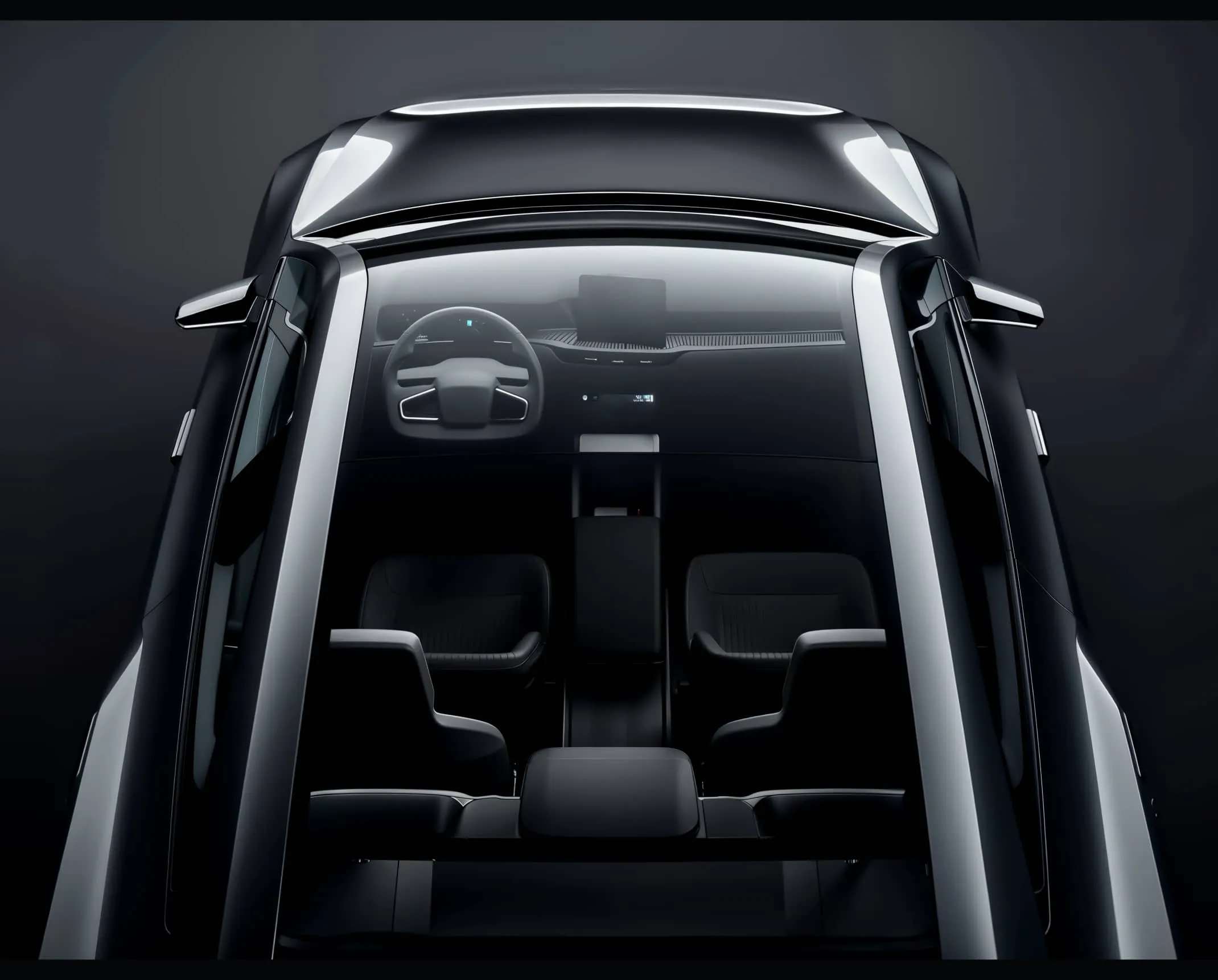 Transparent Car Seen From Above - Motorflow - Webflow Template | BRIX Templates