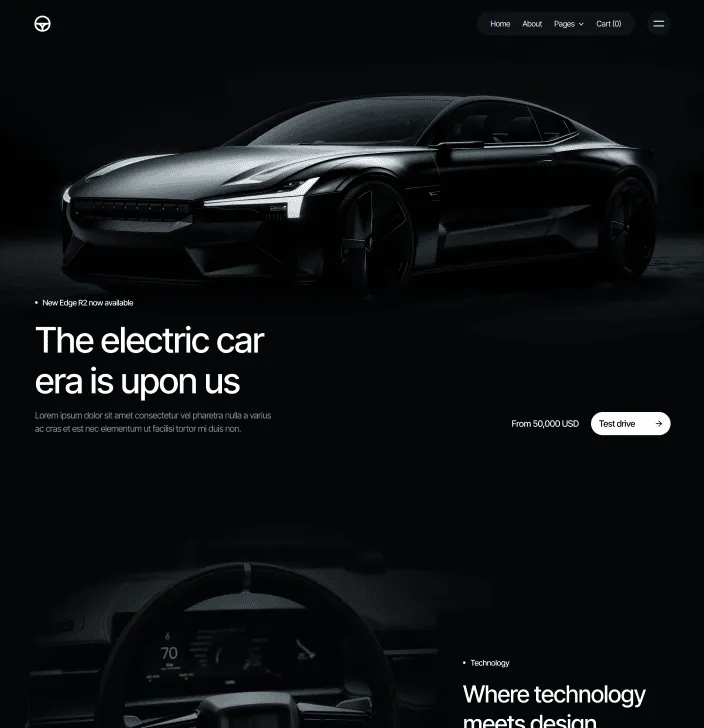 Motorflow - Home V1 Main Page - Automotive Webflow Template | BRIX Templates