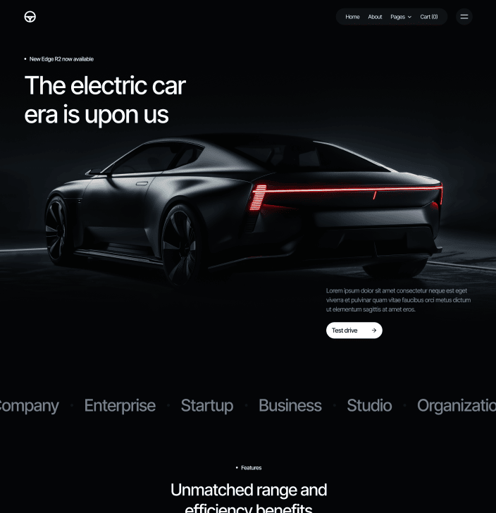 Motorflow - Home V3 Main Page - Automotive Webflow Template | BRIX Templates
