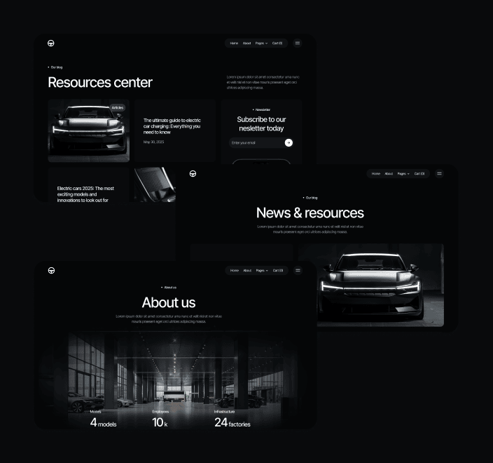 Motorflow - 36 Sections Included - Automotive Webflow Template | BRIX Templates
