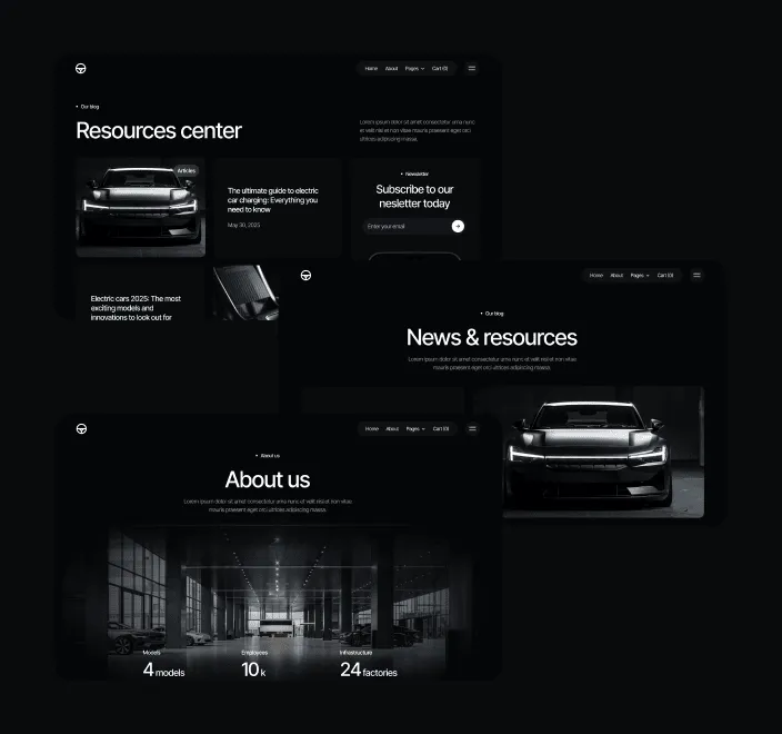 Motorflow - 36 Sections Included - Automotive Webflow Template | BRIX Templates
