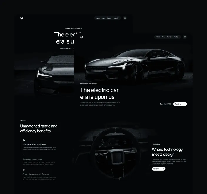 Motorflow - 18 Pages Included - Automotive Webflow Template | BRIX Templates
