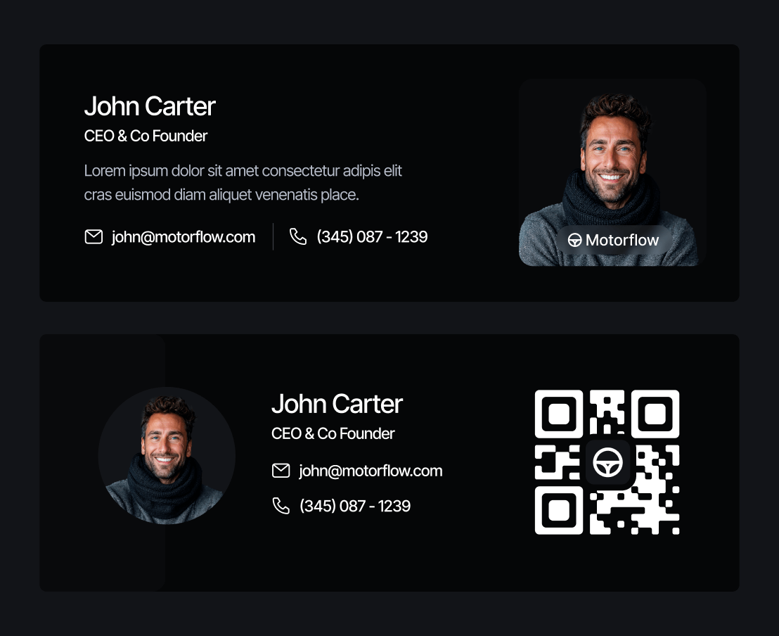 Motorflow - Email Signature - Automotive Webflow Template | BRIX Templates
