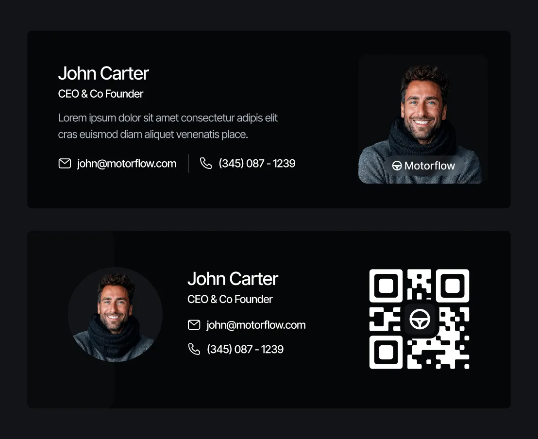 Motorflow - Email Signature - Automotive Webflow Template | BRIX Templates
