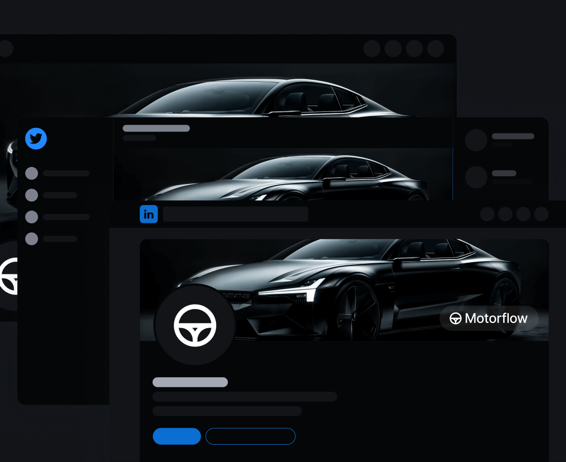 Motorflow - Social Media Assets - Automotive Webflow Template | BRIX Templates
