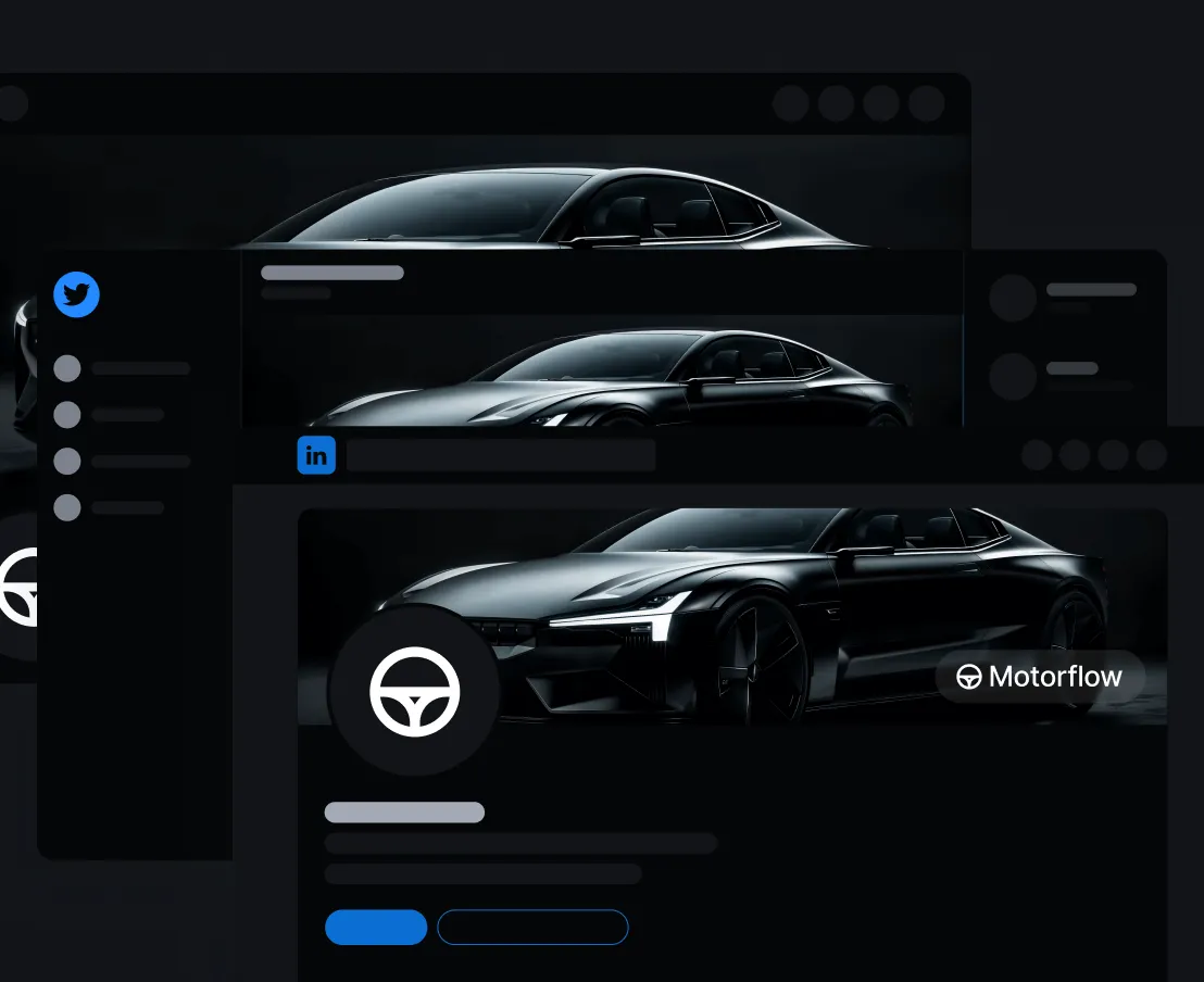 Motorflow - Social Media Assets - Automotive Webflow Template | BRIX Templates
