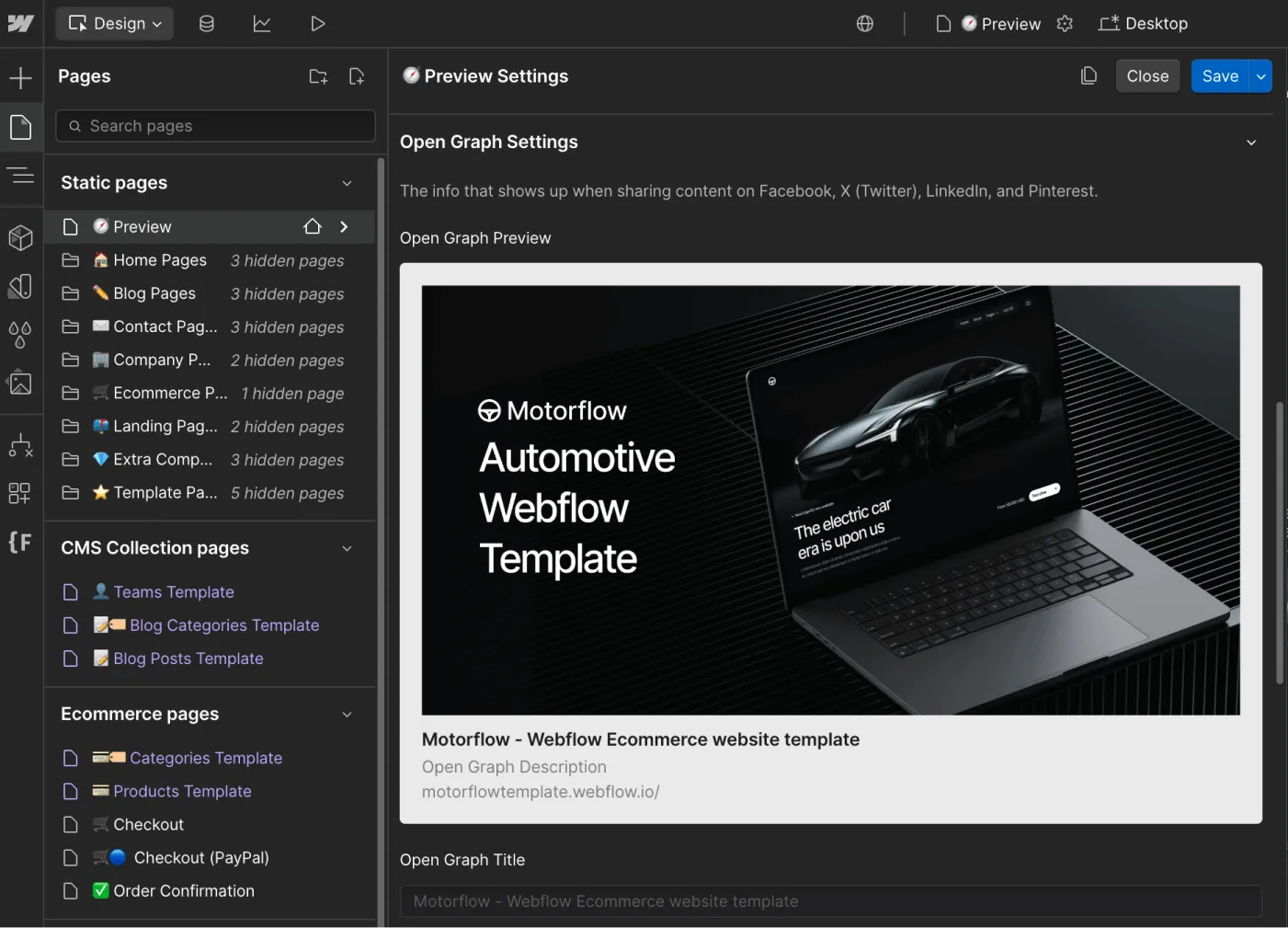 SEO - Motorflow - Webflow Template | BRIX Templates