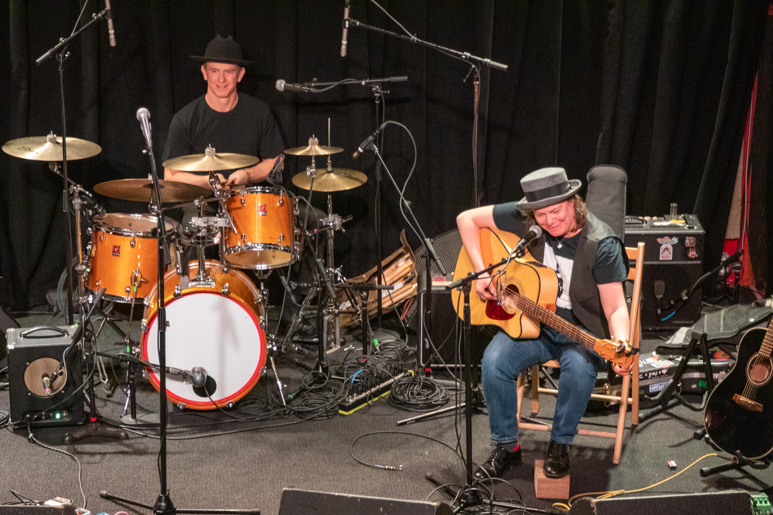 image of band performing on stage