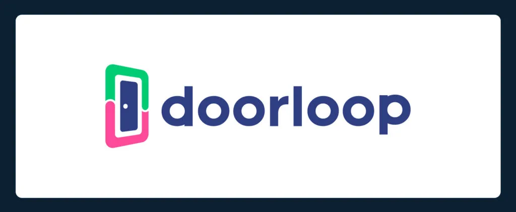 A simple design with DoorLoop logo