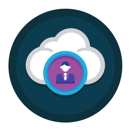 Person in Cloud